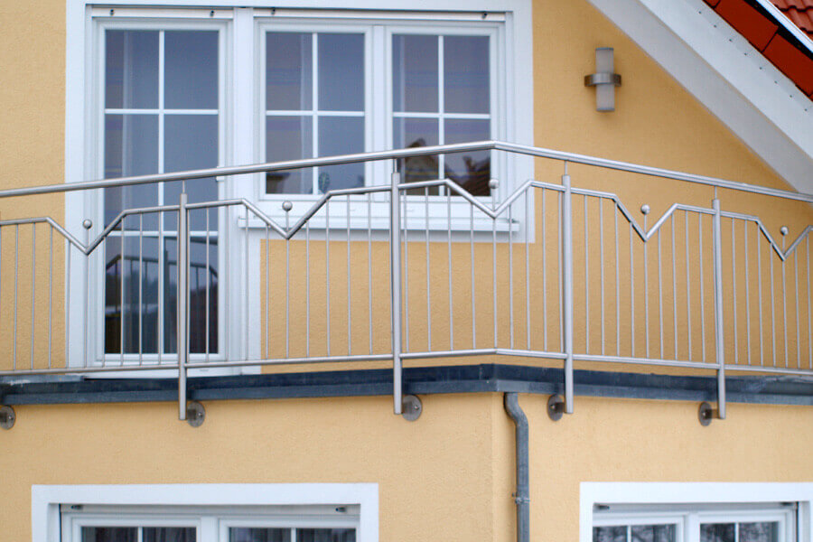 Stabgeländer Edelstahl Balkon modern