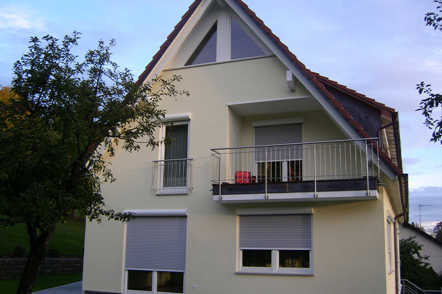Stabgeländer Edelstahl Balkon modern